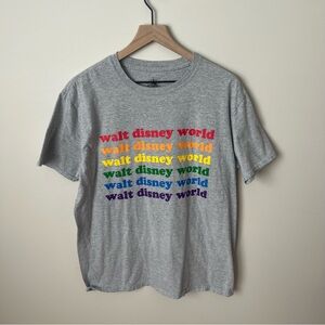 Walt Disney World Rainbow/Pride Gray t-shirt